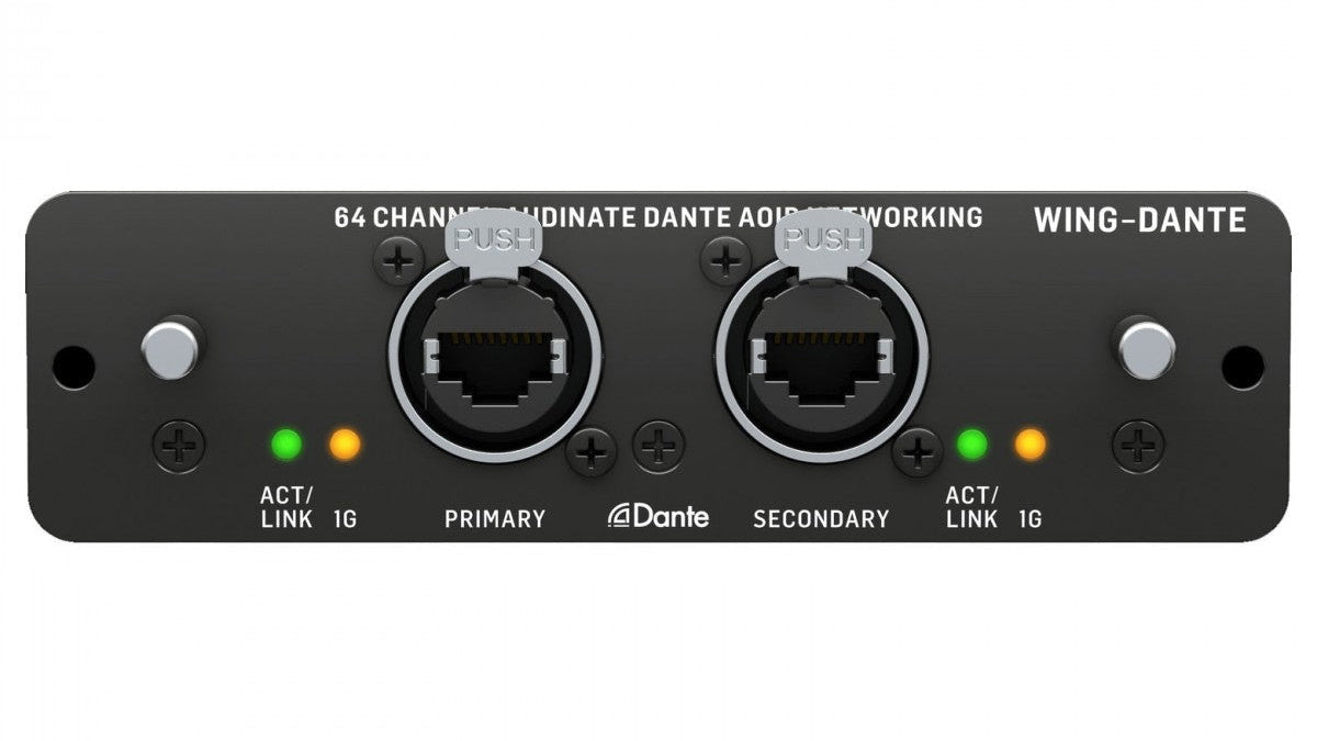 Behringer WING‑DANTE 64×64‑channel Dante expansion card — Kenya