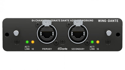 Behringer WING‑DANTE 64×64‑channel Dante expansion card — Kenya