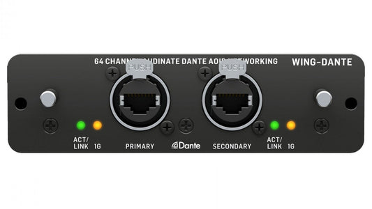 Behringer WING‑DANTE 64×64‑channel Dante expansion card — Kenya