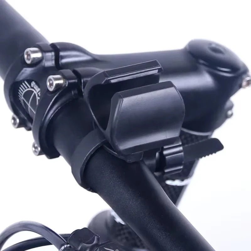 Bicycle Light Holder – 360° Rotating Stand, ABS Material, Flashlight Torch Mount Clamp, Cycling LED Lights Installation - ZAMAR AUDIO SOLUTIONS