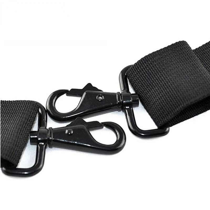 Black Adjustable Shoulder Bag Strap – Double Hooks for Canon Nikon Laptop Camera Stabilizer Bag - ZAMAR AUDIO SOLUTIONS