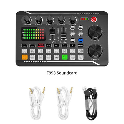 BM - 800 Professional Microphone Bundle – Cardioid Condenser Mic with Noise Cancellation, Suspension Arm, Pop Filter, and V8S Sound Card - ZAMAR AUDIO SOLUTIONS
