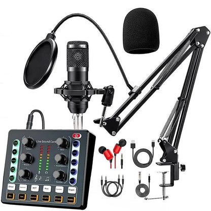 BM - 800 Recording Studio Package – Voice Changer & Live Sound Card Audio Interface for Live Streaming, YouTube, TikTok - ZAMAR AUDIO SOLUTIONS