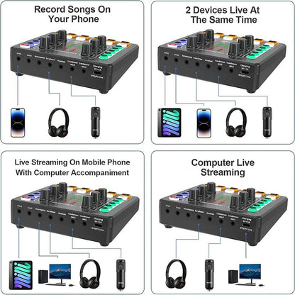 BM - 800 Recording Studio Package – Voice Changer & Live Sound Card Audio Interface for Live Streaming, YouTube, TikTok - ZAMAR AUDIO SOLUTIONS