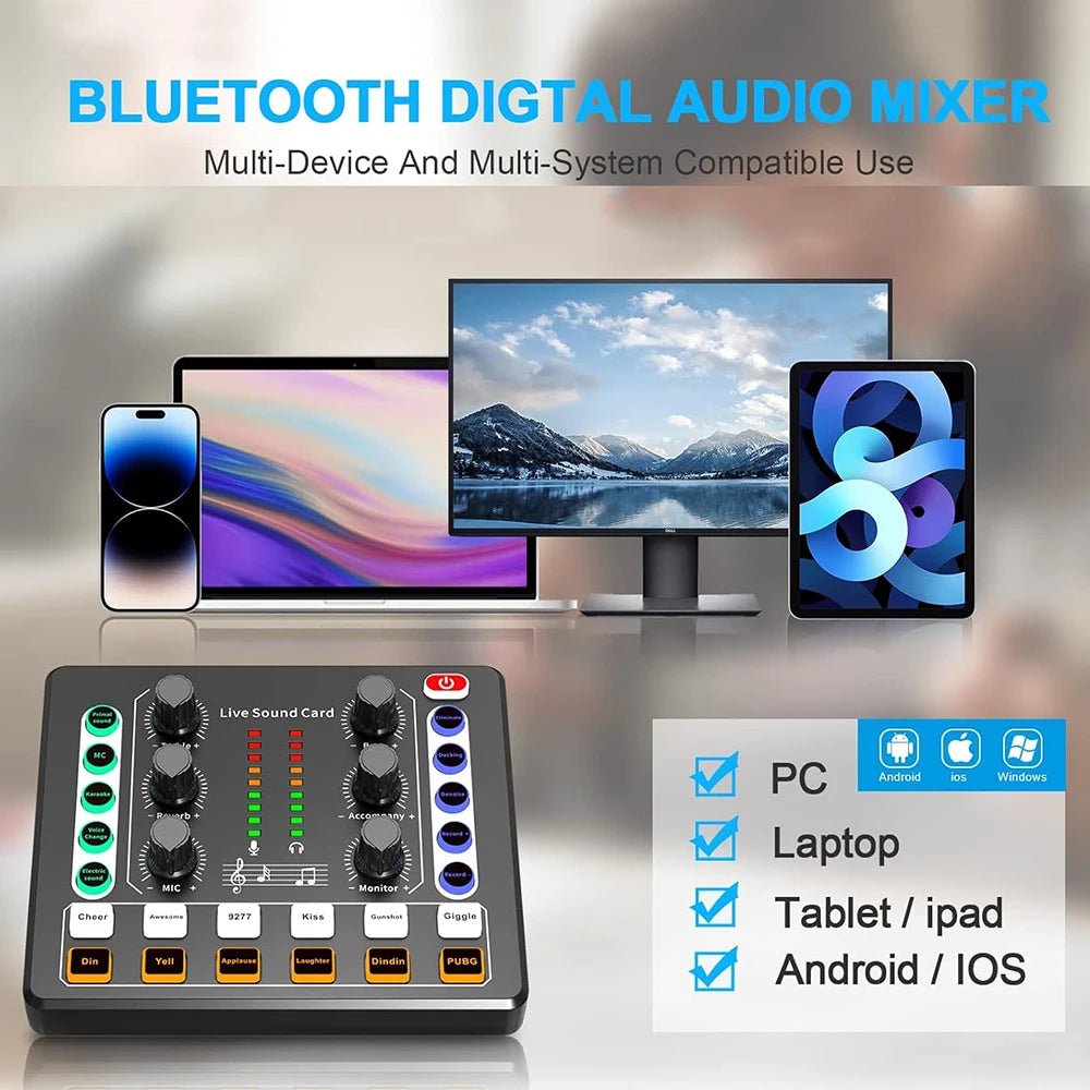 BM - 800 Recording Studio Package – Voice Changer & Live Sound Card Audio Interface for Live Streaming, YouTube, TikTok - ZAMAR AUDIO SOLUTIONS