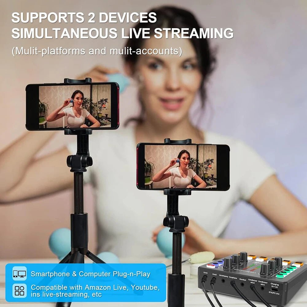 BM - 800 Recording Studio Package – Voice Changer & Live Sound Card Audio Interface for Live Streaming, YouTube, TikTok - ZAMAR AUDIO SOLUTIONS