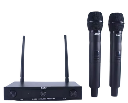 BNK BK‑902 — UHF Dual Wireless Microphone System (2 Handheld Mics) - ZAMAR AUDIO SOLUTIONS