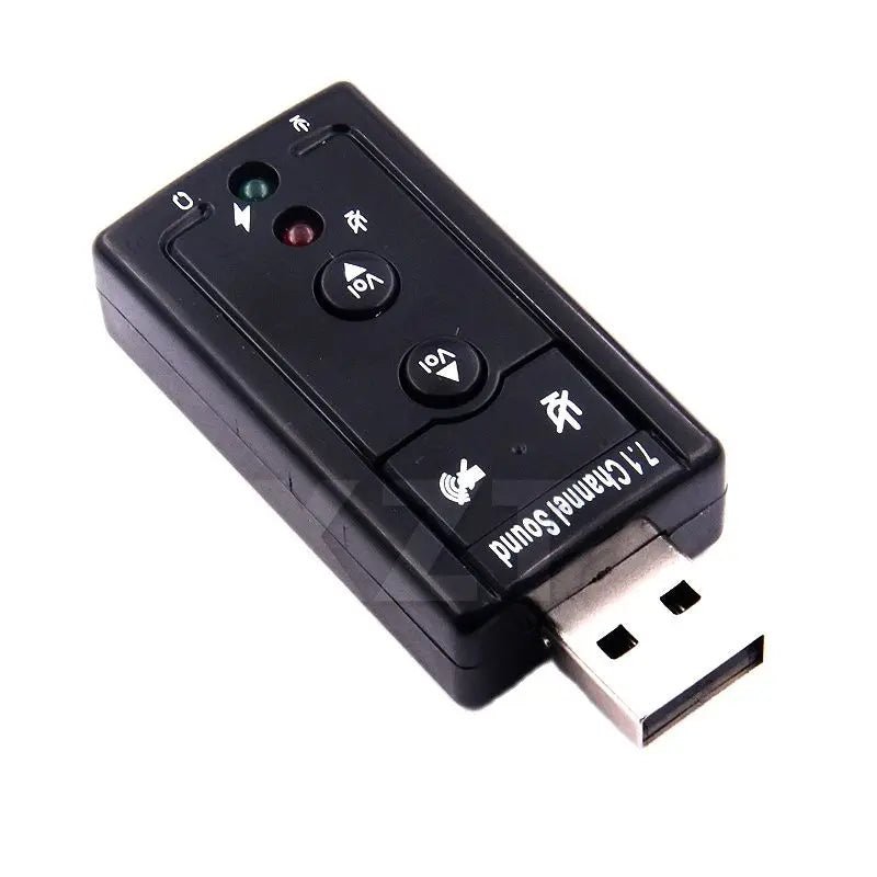 Bonks Virtual 7.1 Channel USB Sound Card – External Audio Adapter with 3.5mm Jack for Mic & Headset - ZAMAR AUDIO SOLUTIONS