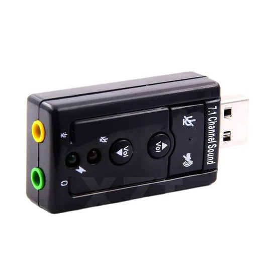 Bonks Virtual 7.1 Channel USB Sound Card – External Audio Adapter with 3.5mm Jack for Mic & Headset - ZAMAR AUDIO SOLUTIONS