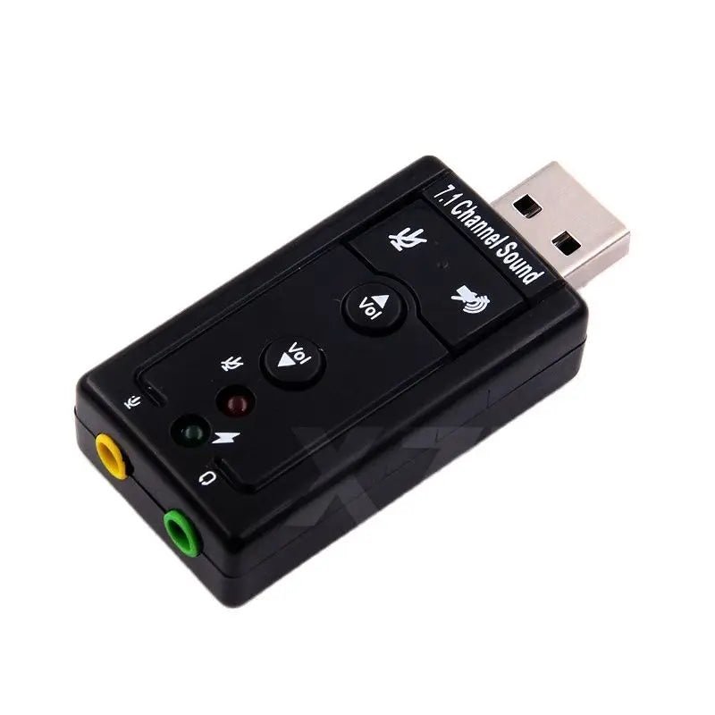 Bonks Virtual 7.1 Channel USB Sound Card – External Audio Adapter with 3.5mm Jack for Mic & Headset - ZAMAR AUDIO SOLUTIONS