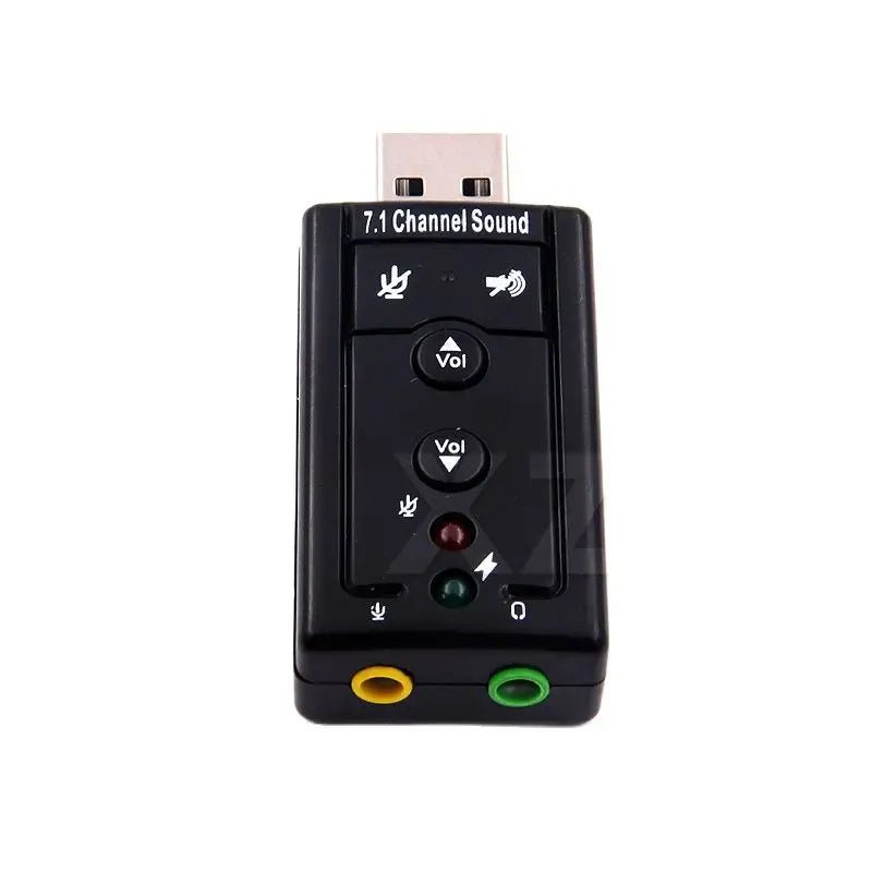 Bonks Virtual 7.1 Channel USB Sound Card – External Audio Adapter with 3.5mm Jack for Mic & Headset - ZAMAR AUDIO SOLUTIONS