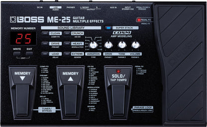 BOSS ME-25 Guitar Multi-Effects Processor with Expression Pedal - ZAMAR AUDIO SOLUTIONS