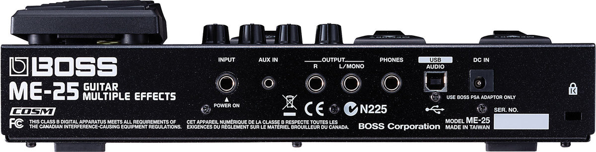 BOSS ME-25 Guitar Multi-Effects Processor with Expression Pedal - ZAMAR AUDIO SOLUTIONS