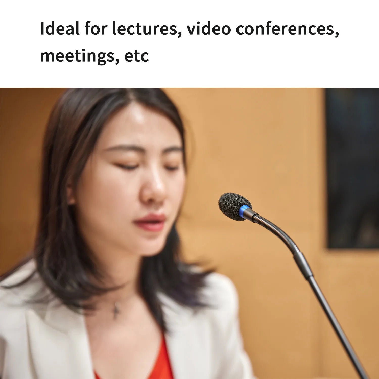 BOYA BY - GM18C Desktop Cardioid Gooseneck Microphone – Professional Condenser Mic with XLR Connector for Lectures, Video Conferences, and Meetings - ZAMAR AUDIO SOLUTIONS