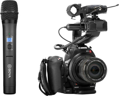 BOYA BY‑WM8 Pro‑K3 — UHF Wireless Handheld Microphone System (Camera‑Mount) - ZAMAR AUDIO SOLUTIONS