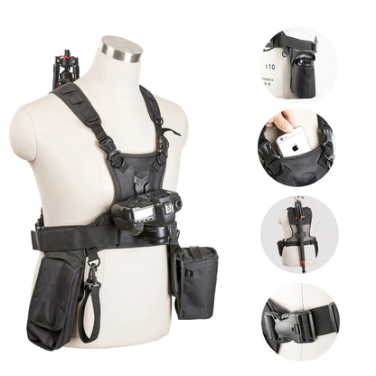 BOYA Multi-functional Camera Strap – Mobile Phone Chest Strap with Fixed Belt and Drawstring for Photography, Travel, and Sports - ZAMAR AUDIO SOLUTIONS
