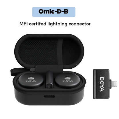 BOYA Omic wireless microphone Kenya product packaging and box design