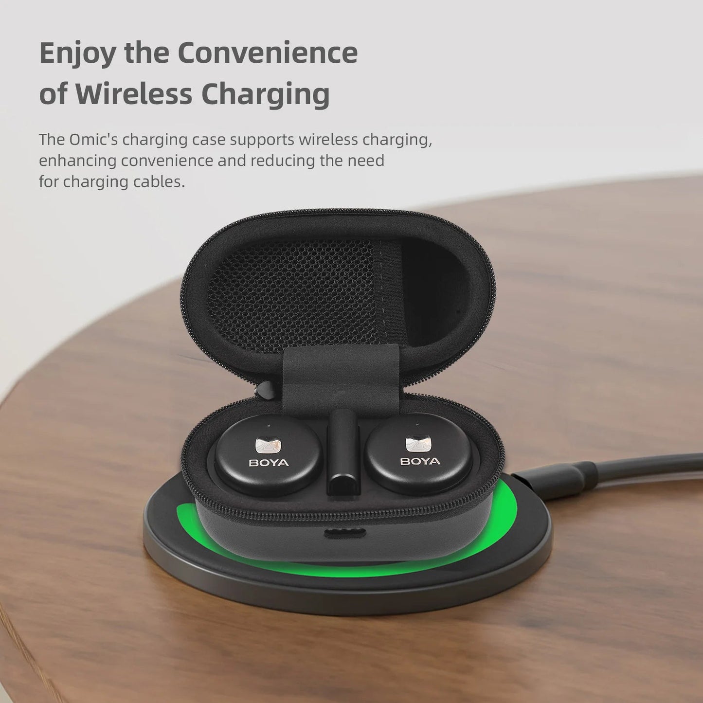BOYA Wireless Mini Microphone – 48kHz/16bit Audio, Noise Reduction, 50m Range, and 15H Battery Life - ZAMAR AUDIO SOLUTIONS