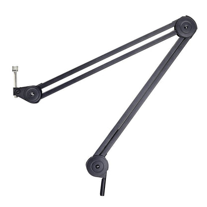 Boyong BY38 microphone arm Kenya desk clamp close-up showing table-edge mounting mechanism