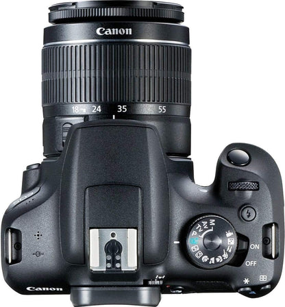 Canon EOS 2000D Kenya DSLR camera with EF-S 18-55mm lens kit, front view