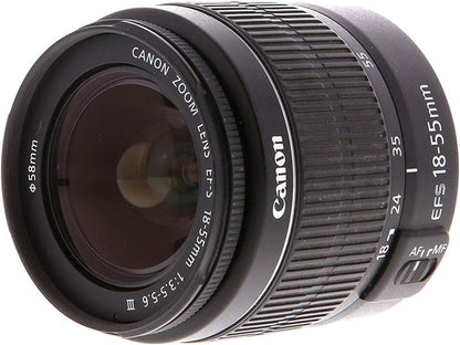 Canon EOS 2000D Kenya DSLR camera with EF-S 18-55mm lens kit, front view