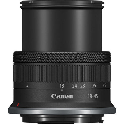 Canon EOS R100 Camera Kenya Canon RF-S 18-45mm lens shown extended from the front