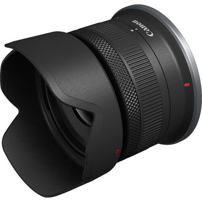 Canon EOS R100 Camera Kenya front-facing Canon 18-45mm lens with focal length markings visible