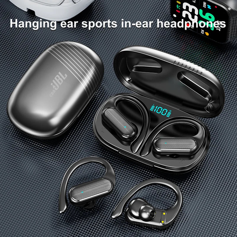 CB&JBL A520 Bluetooth TWS Wireless Earphones – Ear Hook Sports Earbuds with Mic & Touch Control for Gaming, Office, and Outdoor Use - ZAMAR AUDIO SOLUTIONS