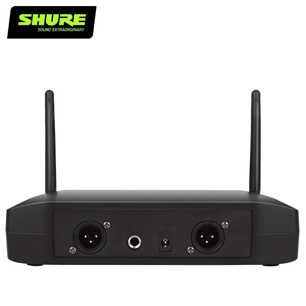 chanhuite GLXD4 Professional Wireless Microphone – Dual Channel Lavalier Headset for Church, Speech, Teaching, and Stage Performance (640~690MHz) - ZAMAR AUDIO SOLUTIONS