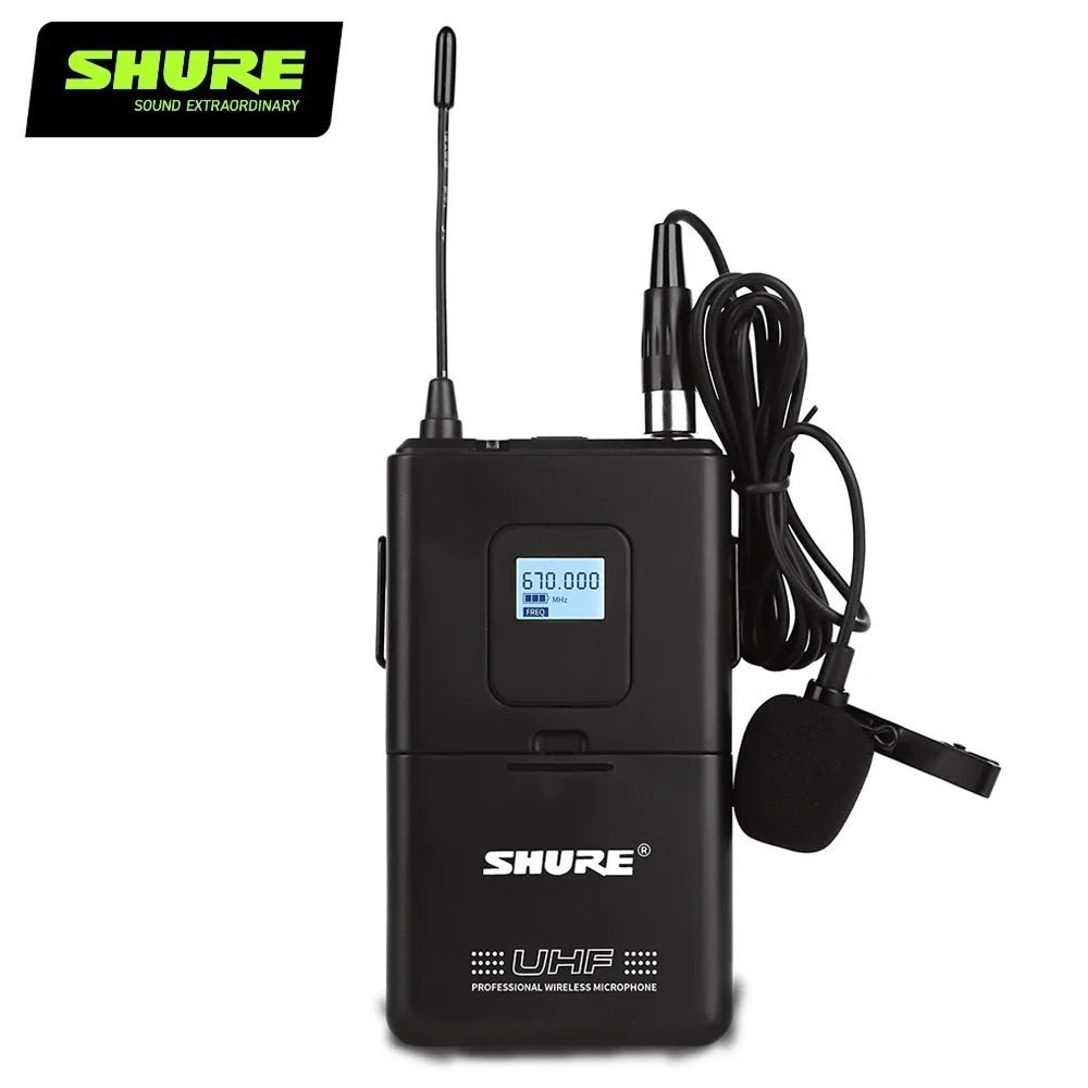 chanhuite GLXD4 Professional Wireless Microphone – Dual Channel Lavalier Headset for Church, Speech, Teaching, and Stage Performance (640~690MHz) - ZAMAR AUDIO SOLUTIONS