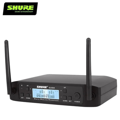 chanhuite GLXD4 Professional Wireless Microphone – Dual Channel Lavalier Headset for Church, Speech, Teaching, and Stage Performance (640~690MHz) - ZAMAR AUDIO SOLUTIONS