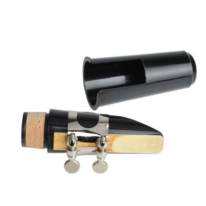 Bb clarinet mouthpiece kit with ligature, plastic cap and 2.5 reed — complete student setup by Zamar Audio