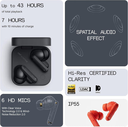 CMF Buds Pro 2 wireless earbuds with Smart Dial charging case in Dark Grey — available in Kenya