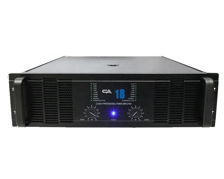 Crest Audio CA18 — Professional 2‑Channel Power Amplifier, 1800W per Channel @ 4Ω, Nairobi Delivery - ZAMAR AUDIO SOLUTIONS