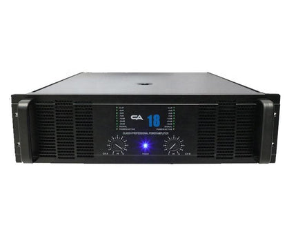 Crest Audio CA18 — Professional 2‑Channel Power Amplifier, 1800W per Channel @ 4Ω, Nairobi Delivery - ZAMAR AUDIO SOLUTIONS