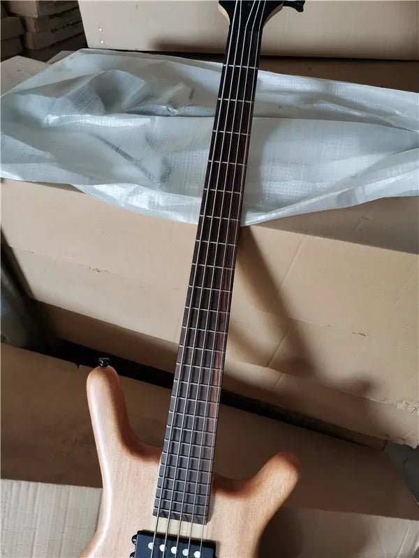 Customizable Firehawk 5 String Bass Guitar, Black Hardware, Rosewood Fingerboard