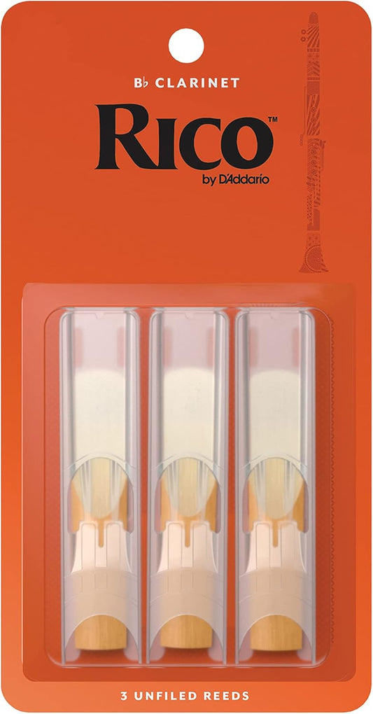 D’Addario Rico Bb Clarinet Reeds — Box of 10, Strength Options 1.5–4.0, Nairobi Delivery - ZAMAR AUDIO SOLUTIONS