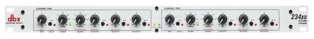 dbx 234xs Stereo 2/3-Way Mono 4-Way PA Crossover - ZAMAR AUDIO SOLUTIONS