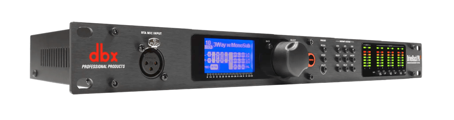 dbx DriveRack PA2 Loudspeaker Management System with AutoEQ, AFS, and Mobile Control - ZAMAR AUDIO SOLUTIONS