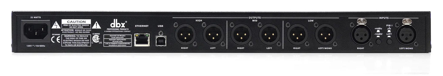dbx DriveRack PA2 Loudspeaker Management System with AutoEQ, AFS, and Mobile Control - ZAMAR AUDIO SOLUTIONS