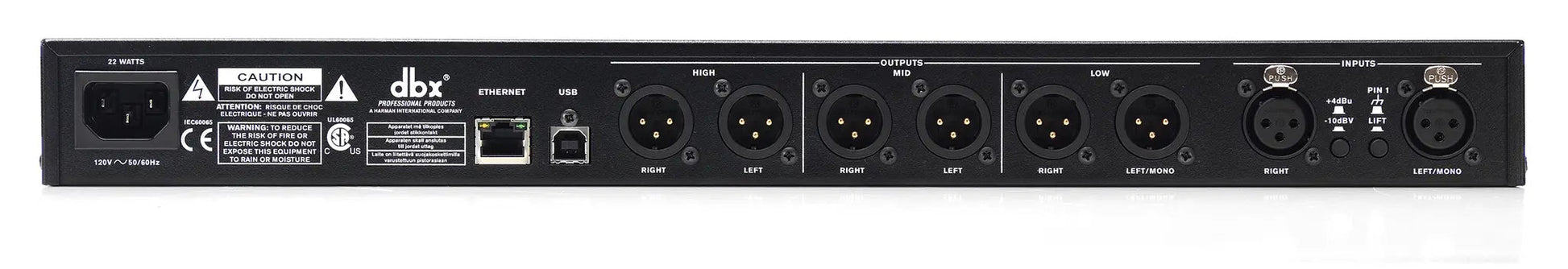 dbx DriveRack PA2 Loudspeaker Management System with AutoEQ, AFS, and Mobile Control - ZAMAR AUDIO SOLUTIONS