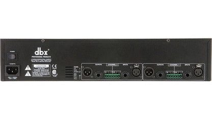 dbx iE-Q15 EQ Limiter 1U rack unit rear panel with balanced XLR inputs and outputs for pro audio use