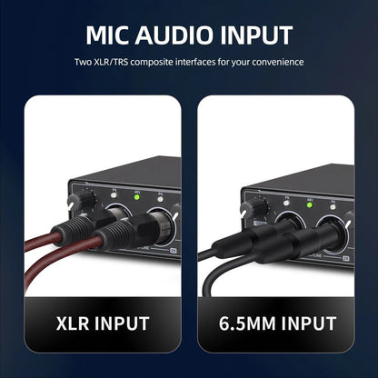 Debra MD22 Audio Interface Sound Card – 24-bit/192kHz AD Converter, Electric Guitar Live Recording - ZAMAR AUDIO SOLUTIONS