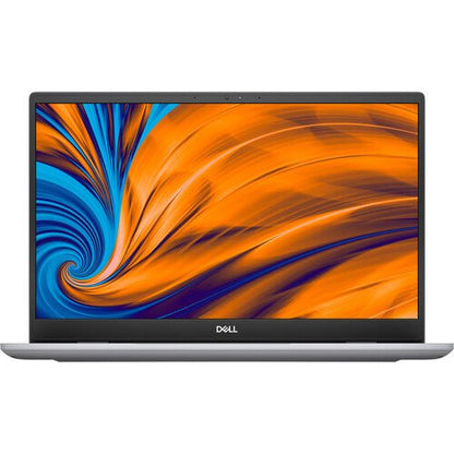 Dell Latitude 3320 Kenya – front-facing view, open lid, full display visible, slim silver bezel, webcam centered