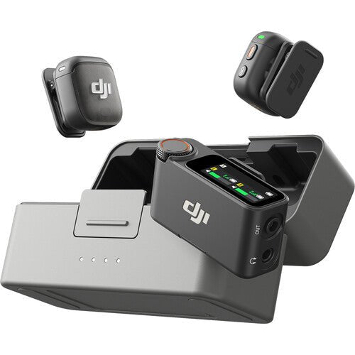 DJI Mic 3 wireless microphone system with transmitter and receiver