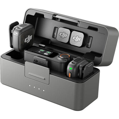 DJI Mic 3 wireless microphone system with transmitter and receiver