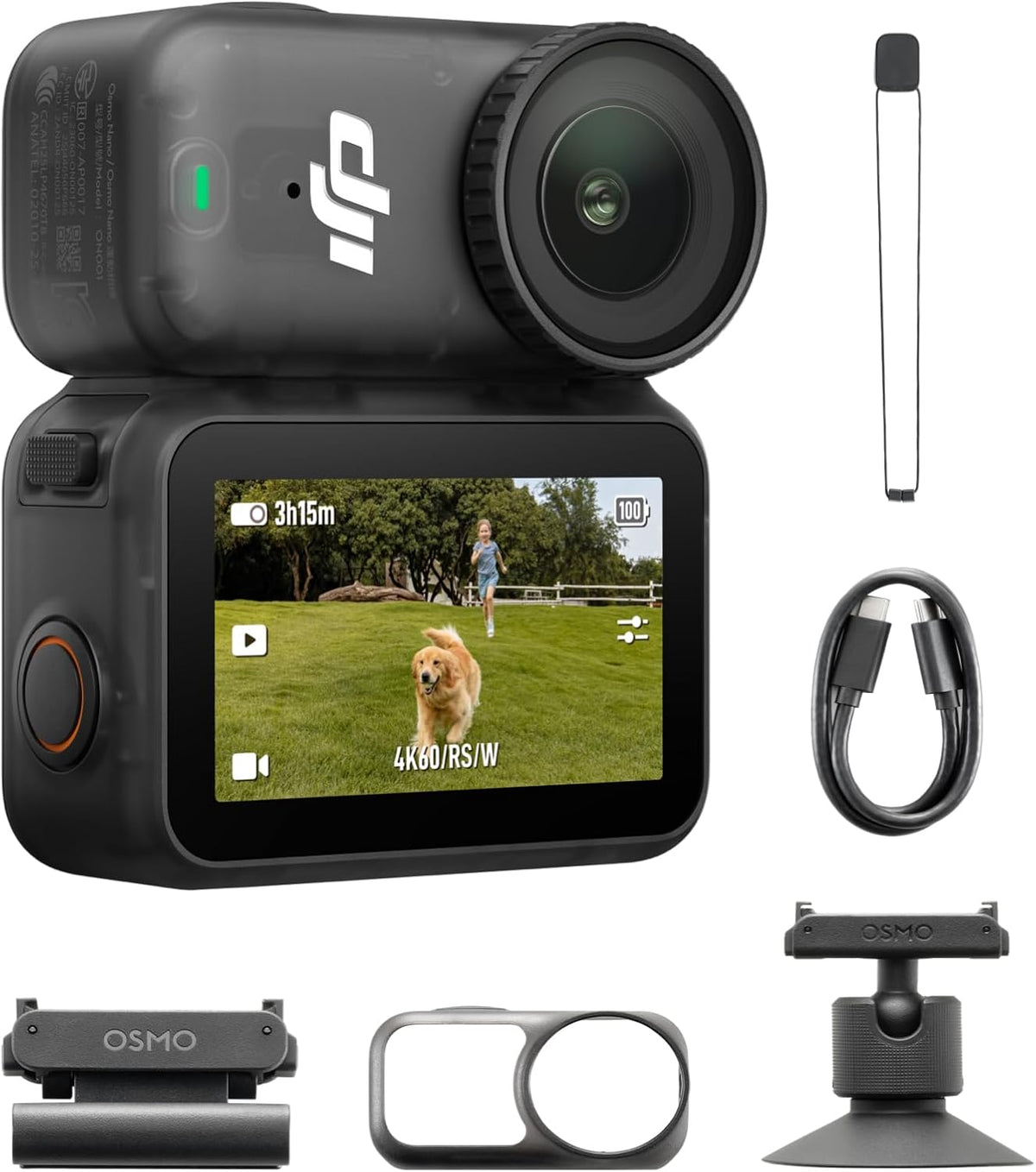DJI Osmo Nano action camera Standard Combo accessories included