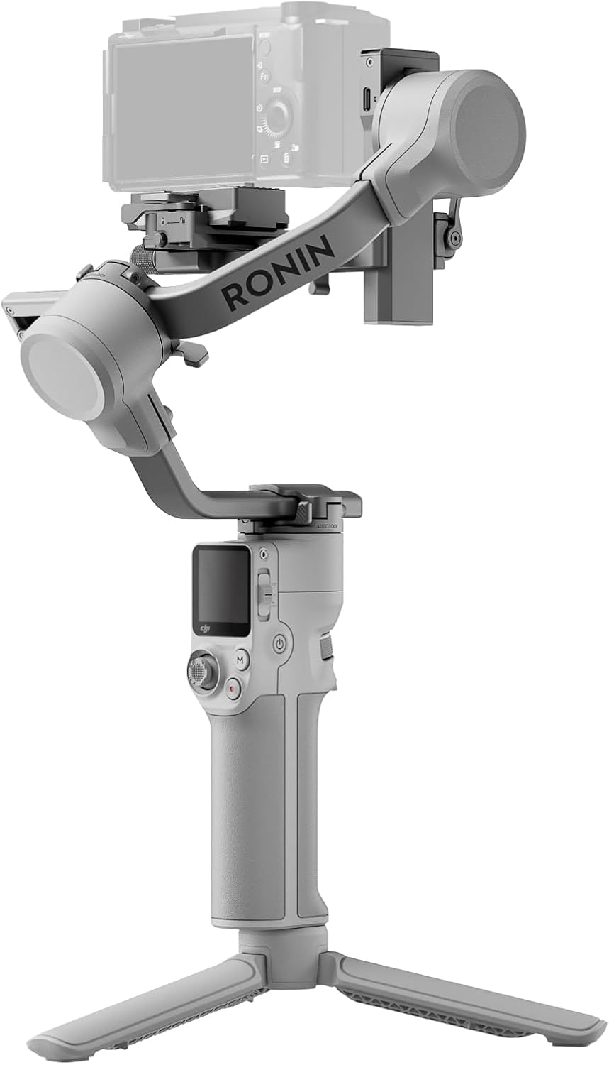 DJI RS4 Mini gimbal stabilizer front view, compact mirrorless camera gimbal available in Kenya