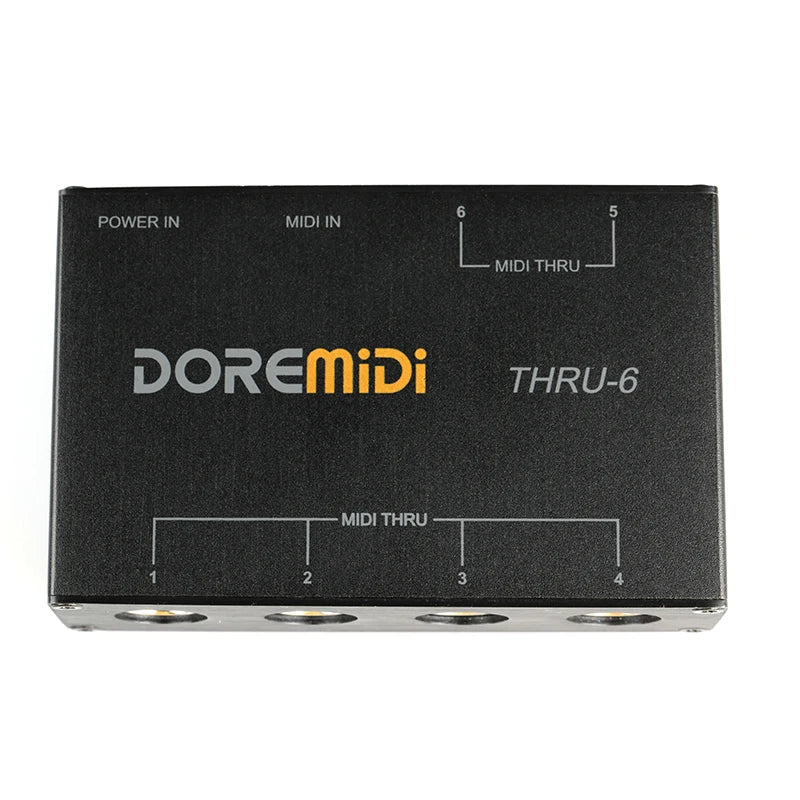 DOREMIDI MIDI THRU-6 Box – 1 Input, 6 Output Standard MIDI Five-Pin Interface - ZAMAR AUDIO SOLUTIONS