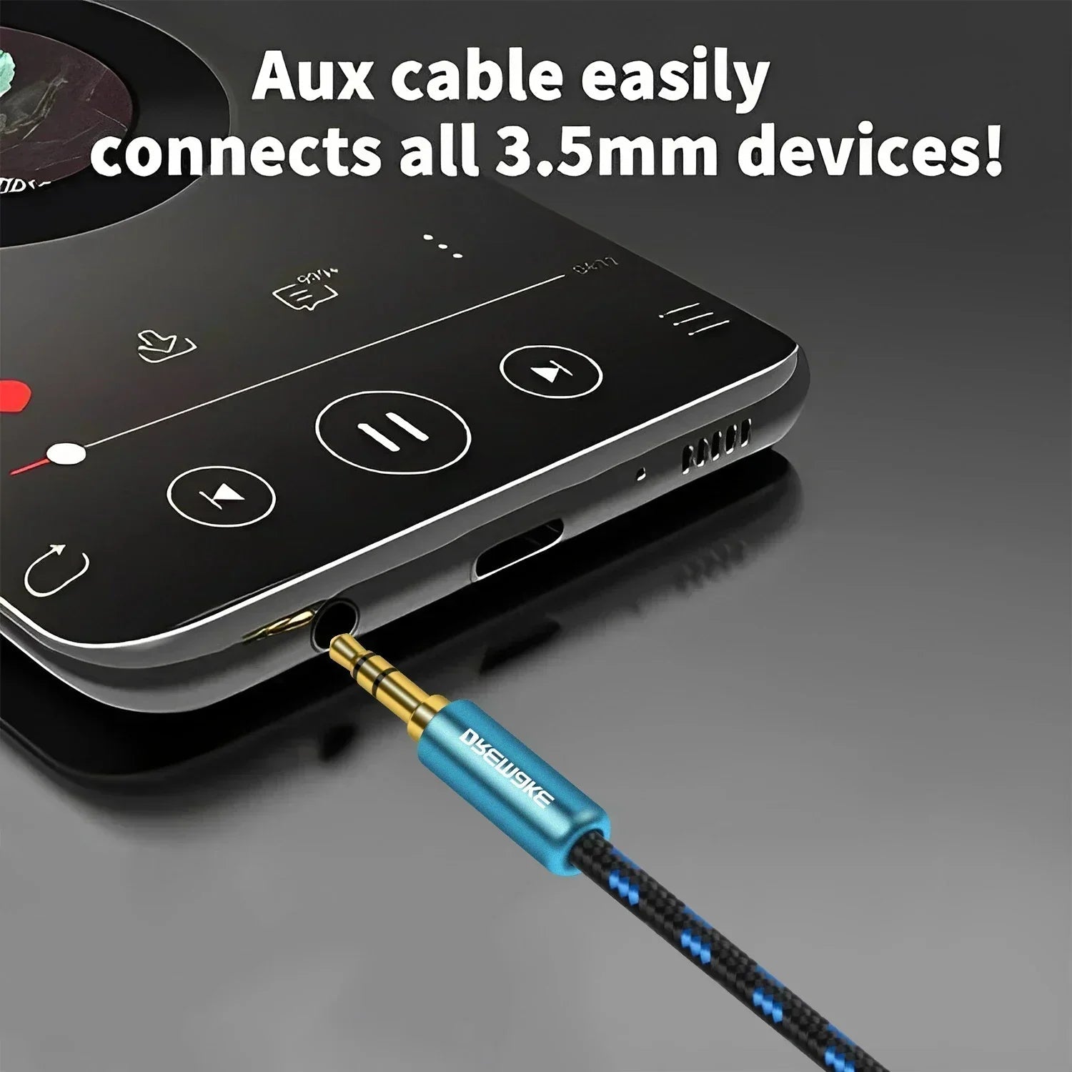 DREMAKE Aux 3.5mm Male to XLR 3 - Pin Male Plug Audio Cable – XLR to 1/8'' Mini Jack 3.5mm Unbalanced Converter Cord for Speaker - ZAMAR AUDIO SOLUTIONS